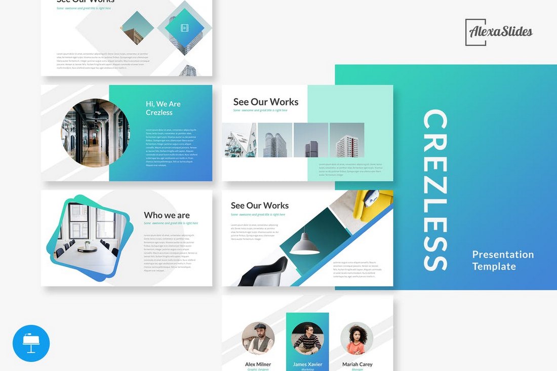 Crezless-Keynote-Presentation-Template 30+ Best Minimal & Creative Keynote Templates design tips 