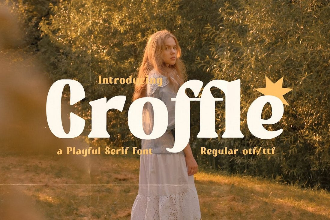 Croffle – Playful Serif Fall-Themed Font