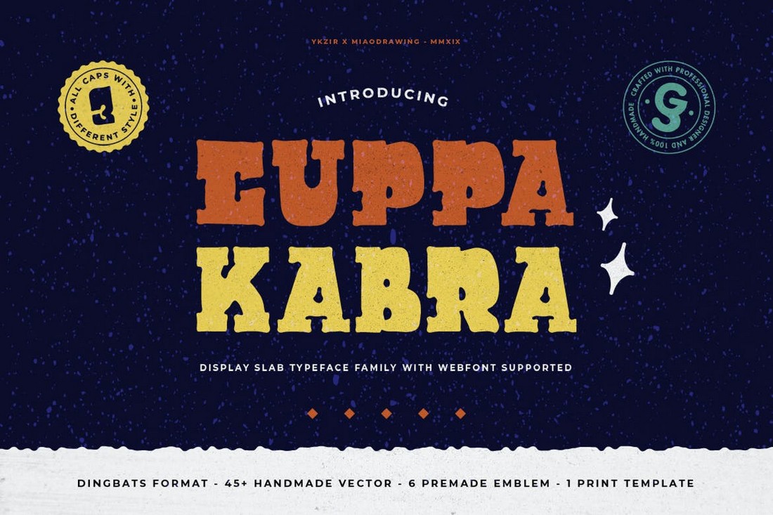 Cuppakabra - Retro Cartoon Font