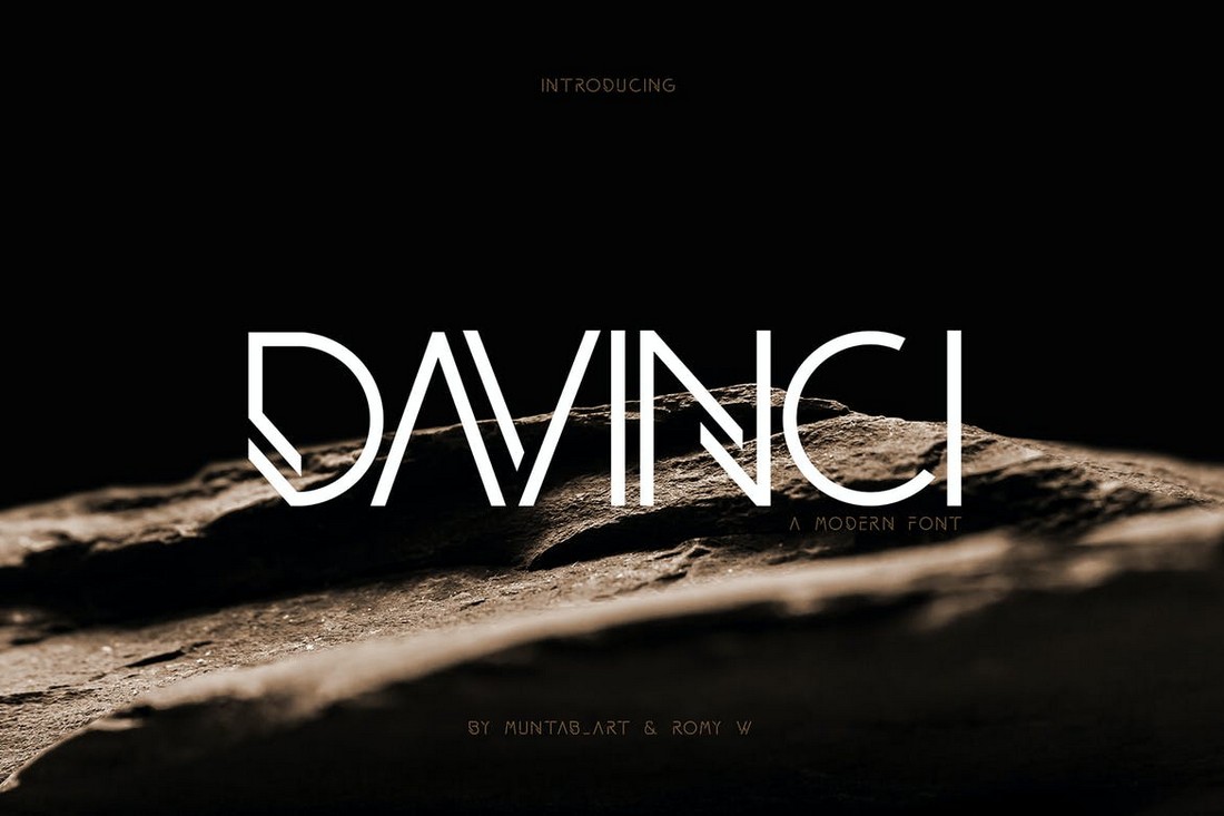 DAVINCI - Stylish DJ & Techno Font