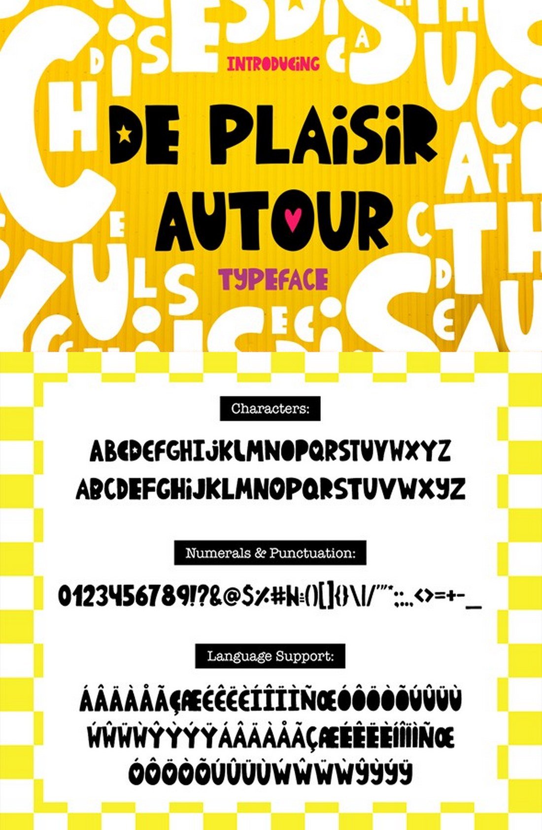 De-Plaisir-Autour-typeface 40+ Best Number Fonts for Displaying Numbers design tips 