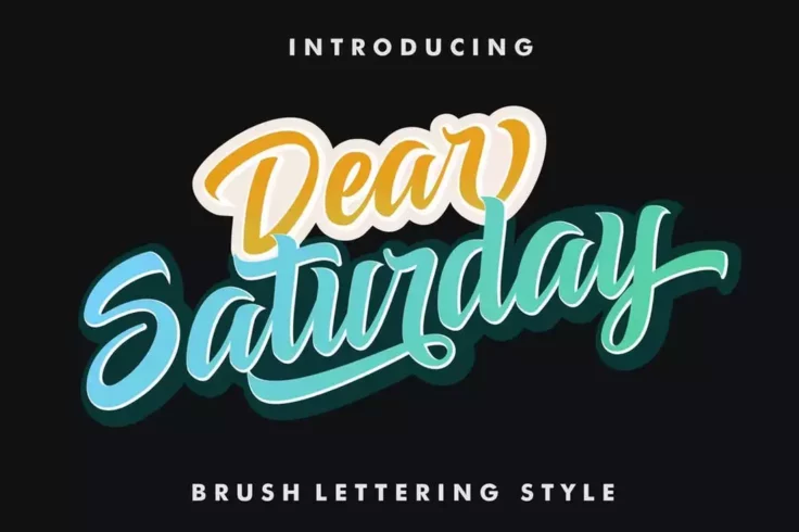 View Information about Dear Saturday Retro Vintage Font
