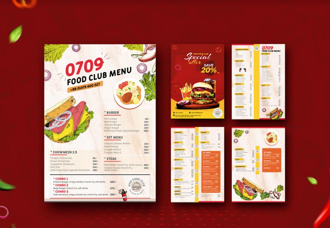 Design a Menu for a Fictional Restaurant