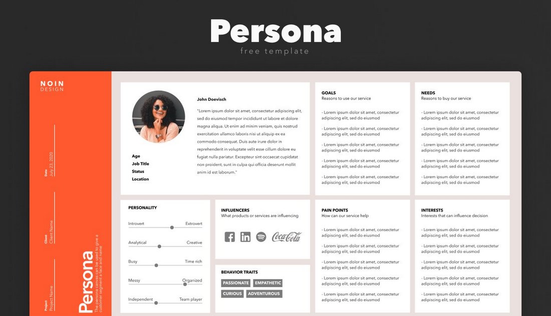 User persona. Persona Template. Шаблон персоны. Figma шаблоны.