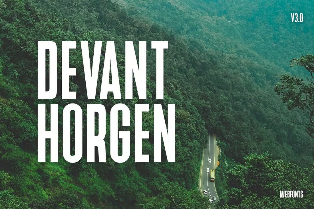 Devant Horgen - Modern Font for PowerPoint