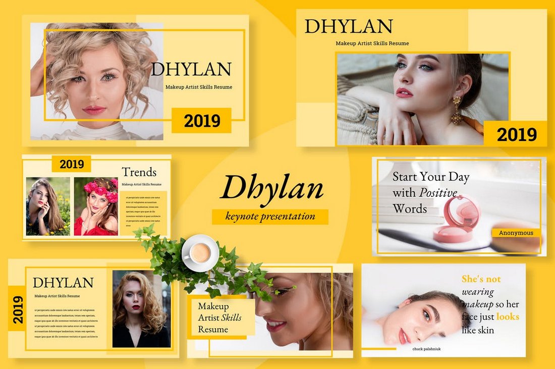 Dhylan-Beauty-Salon-Keynote 30+ Best Minimal & Creative Keynote Templates design tips 