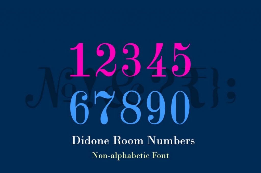 50+ Best Number Fonts for Displaying Numbers Design Shack