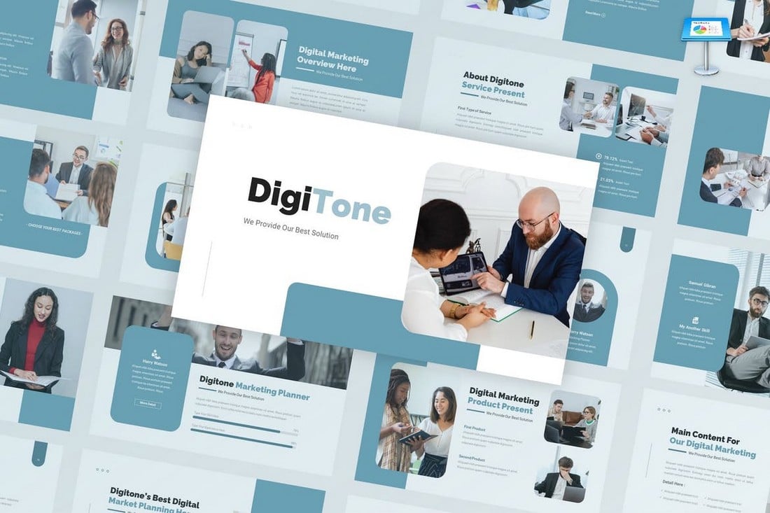 DigiTone - Digital Merketing Keynote Template