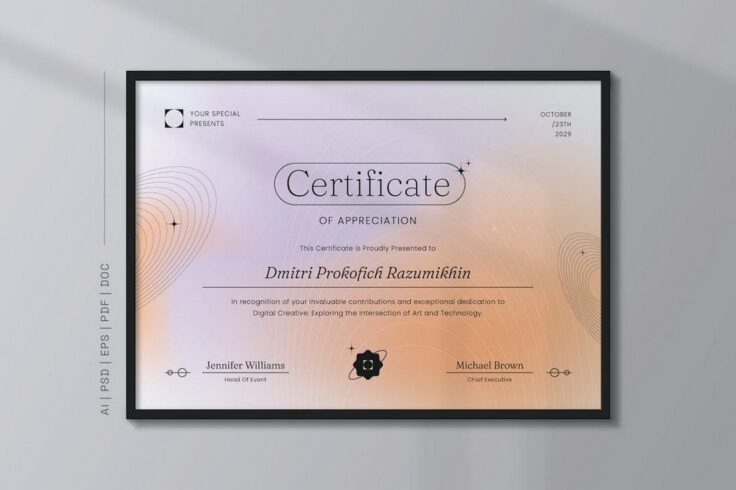 20+ Editable Certificate & Award Templates for Word + Google Docs ...