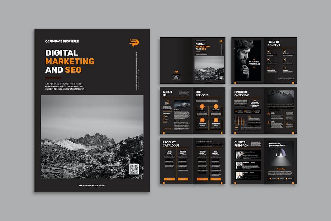 Digital Marketing Brochure Template