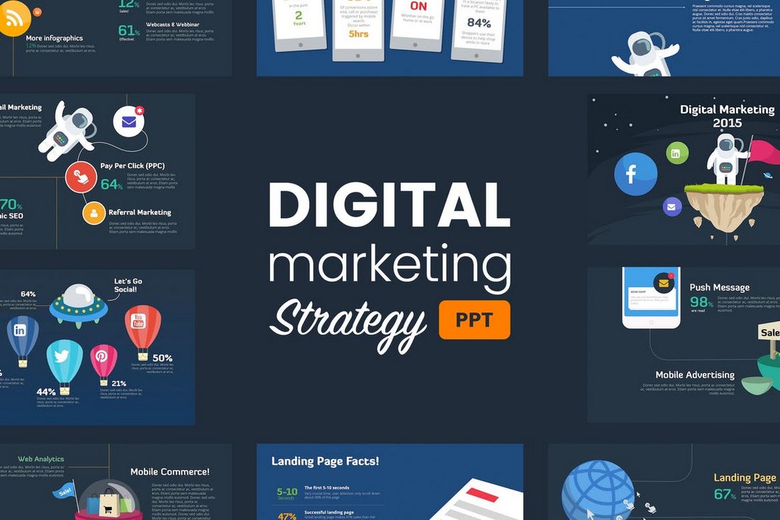 Digital-Marketing-Strategy-Powerpoint-Template 20+ Animated PowerPoint Templates (Free + Premium) design tips 