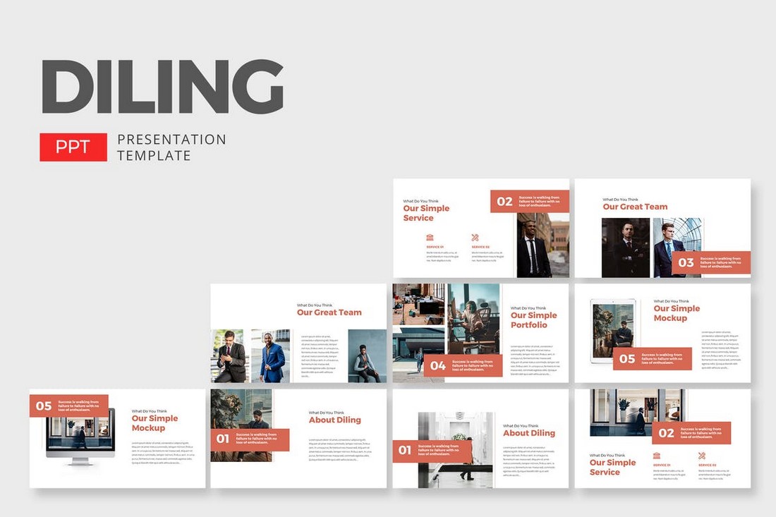 Dilling-Business-Corporate-PowerPoint-Template 30+ Best Business & Corporate PowerPoint Templates 2021 design tips 