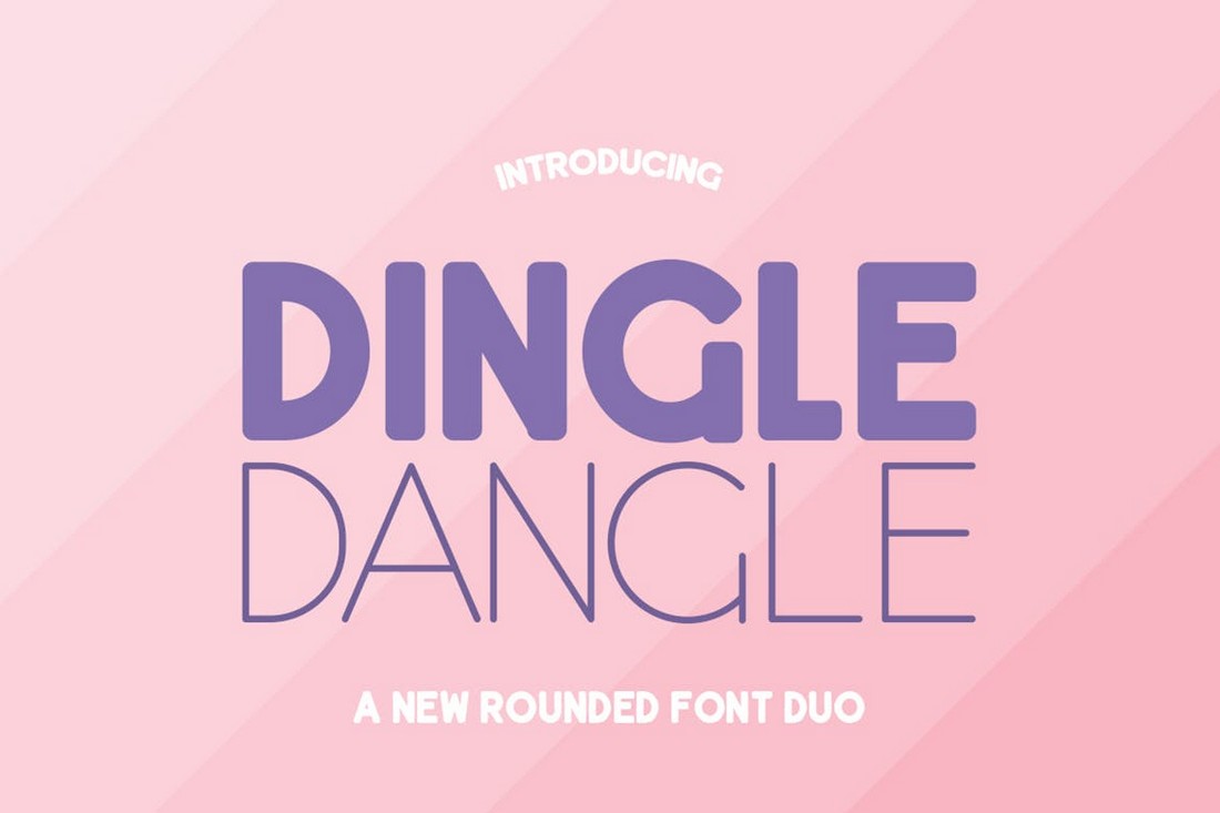 Duo Font Menjuntai Dingle