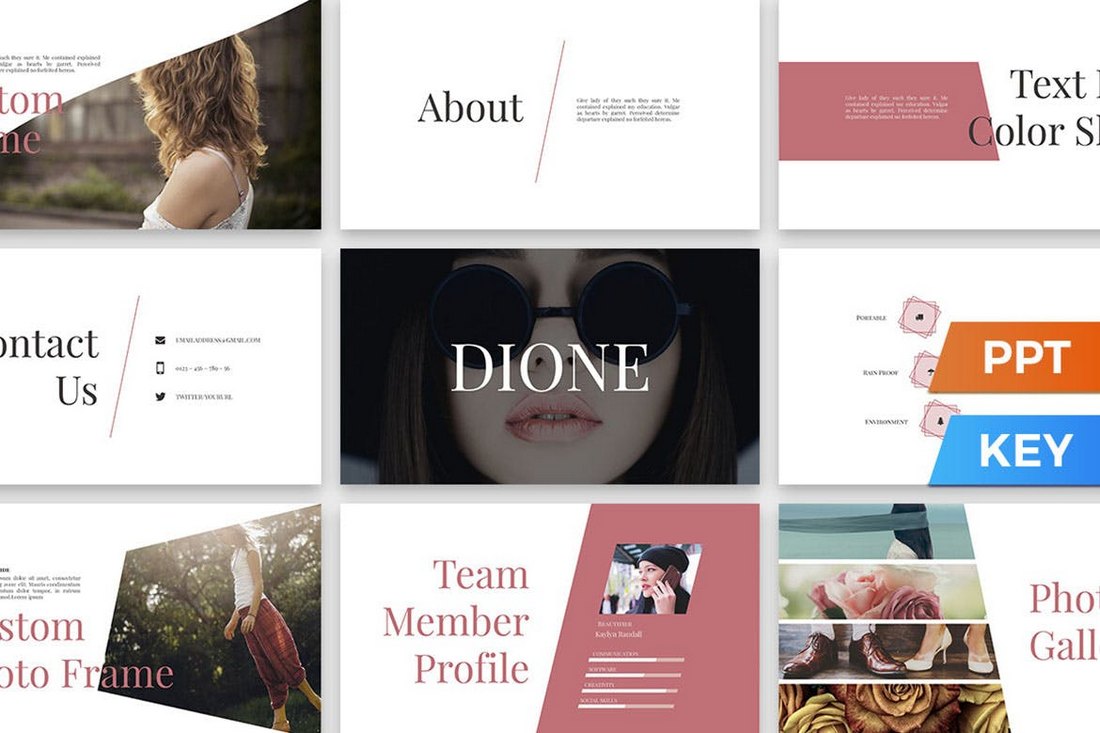 Dione - Modern PowerPoint Presentation Template