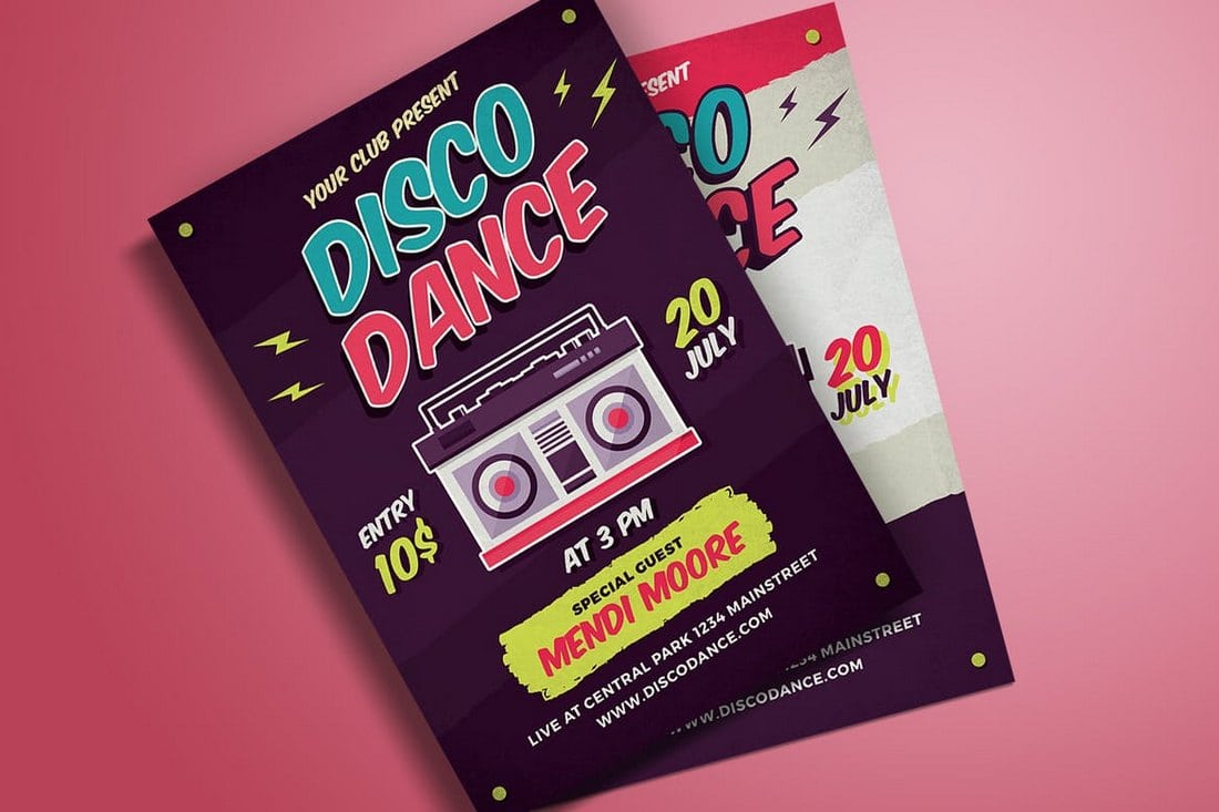 Disco Dance Poster Flyer