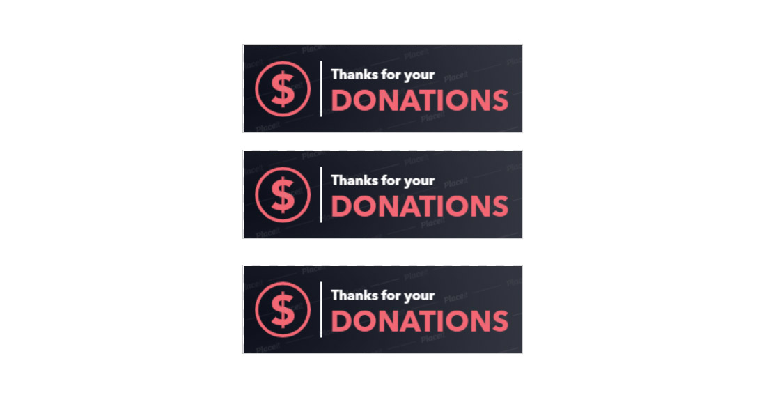 Donations - Twitch Panel Template