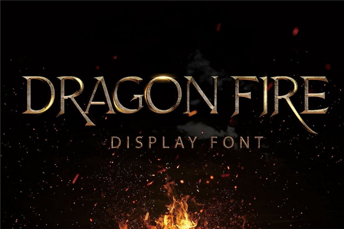 Dragon Fire - Game of Thrones Fantasy Font