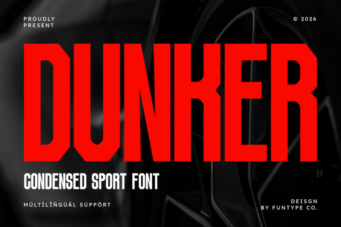 Dunker - Free Aggressive Fonts