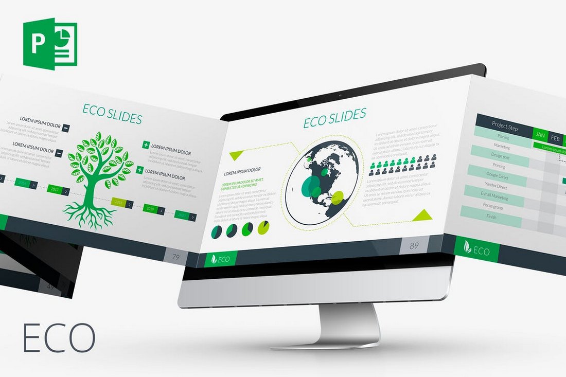 ECO-Animated-PowerPoint-Template 20+ Animated PowerPoint Templates (Free + Premium) design tips 