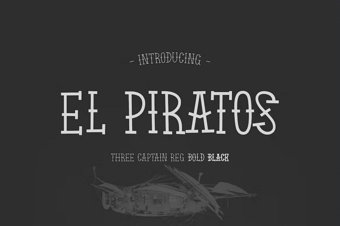 EL-PIRATOS-Pirate-Sailor-Tattoo-Font 20+ Best Pirate Fonts in 2023 (Free & Pro) design tips  