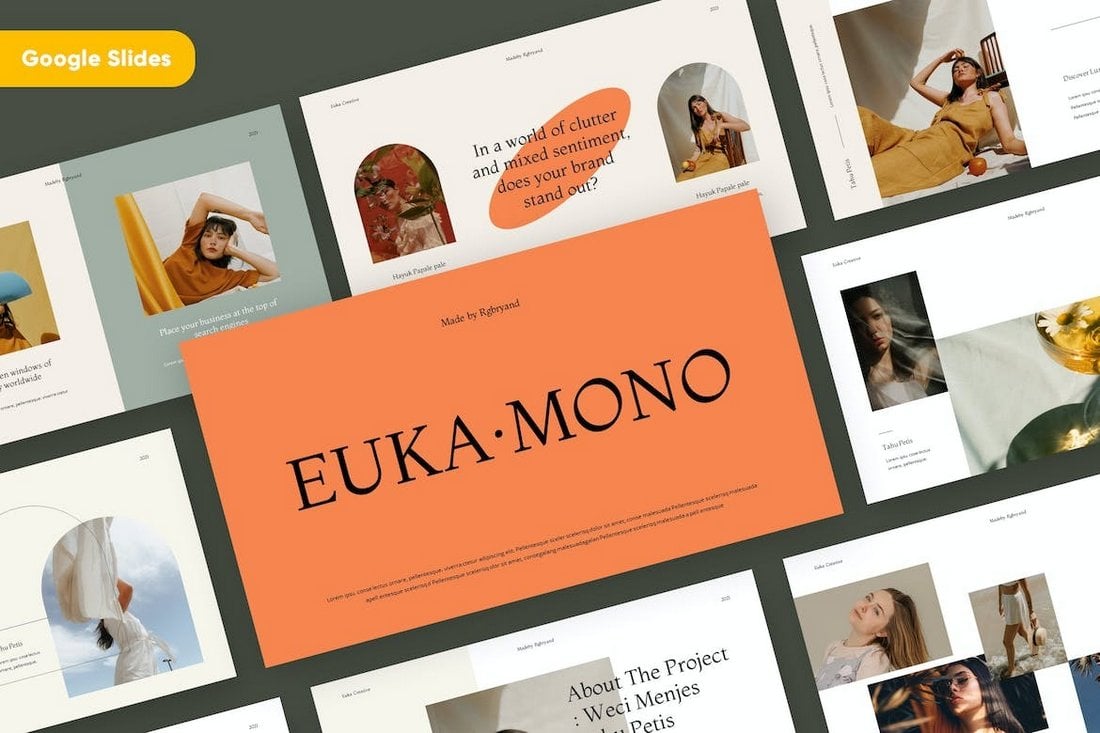 EUKA - Creative Aesthetic Google Slides Template
