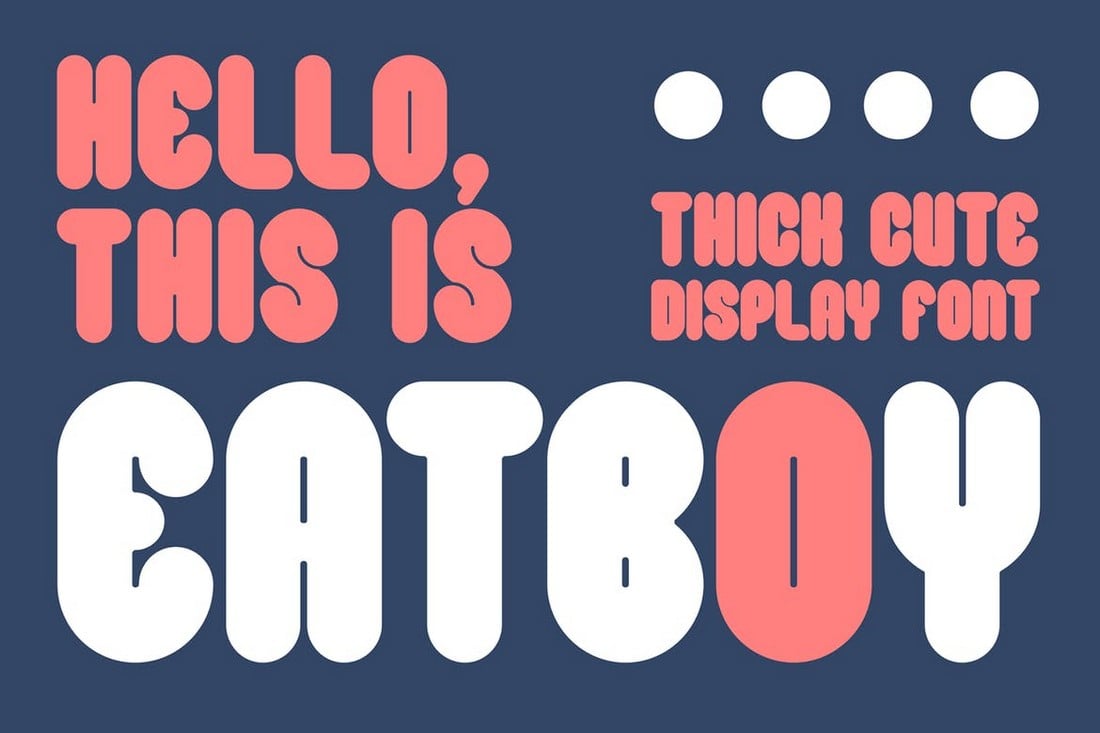 Eatboy-Cute-Fat-Font 25+ Best Bold & Thick Fonts in 2021 design tips 