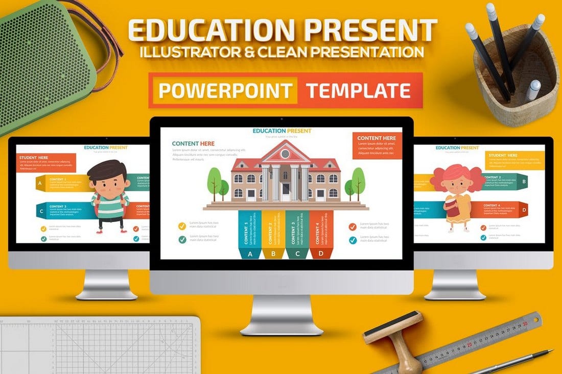 Education - Creative Powerpoint Presentation Template