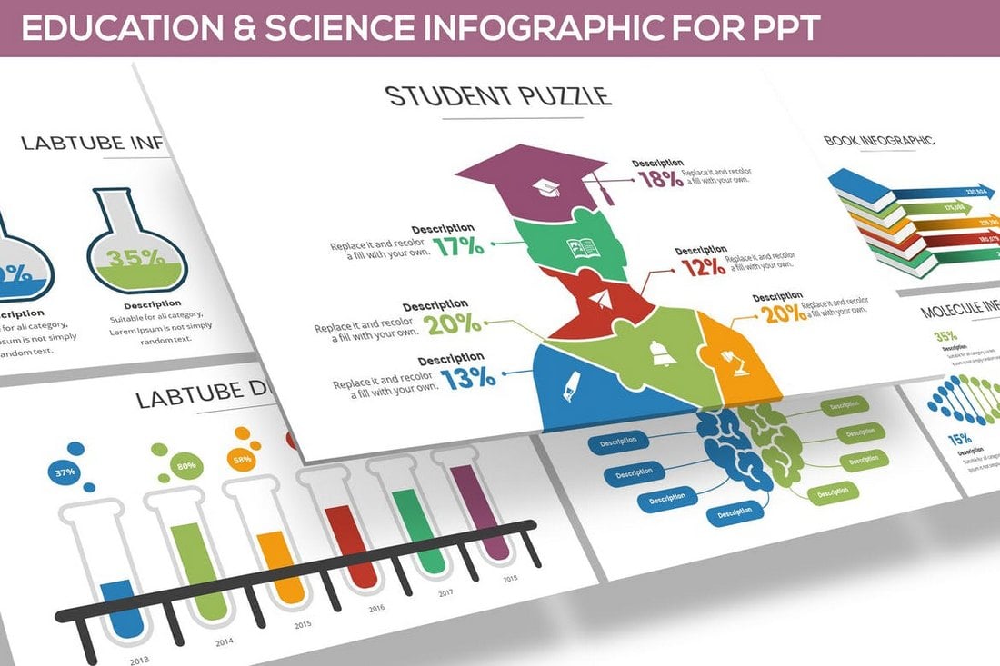 Education-Science-Infographics-PowerPoint-Template 20+ Best Science & Technology PowerPoint Templates design tips 