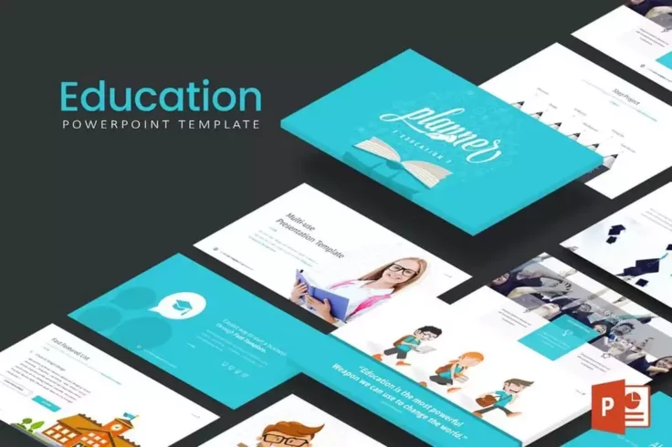 View Information about Education Simple PowerPoint Template