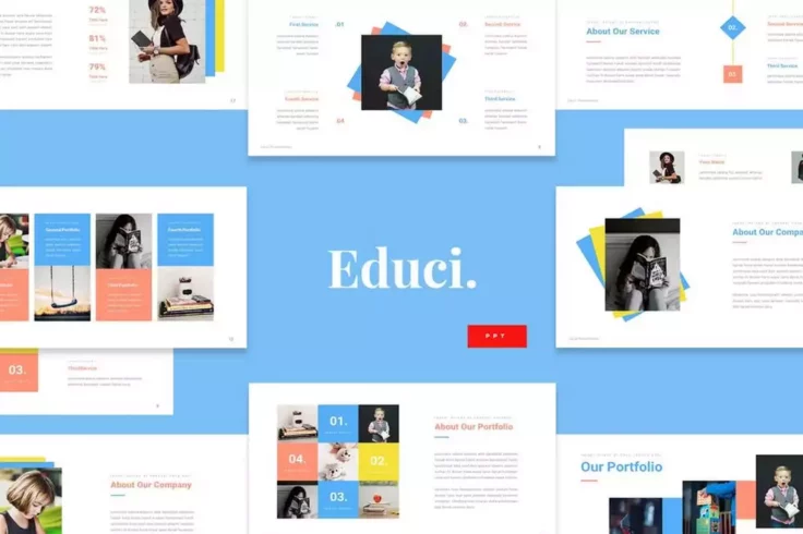 View Information about Educi Children Education PowerPoint Template