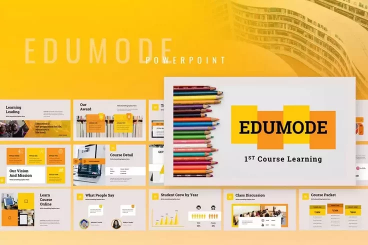 View Information about Edumode Education PowerPoint Template