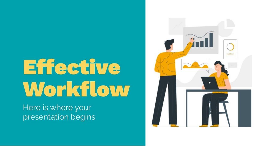 Effective Workflow Free Parallax PowerPoint Template