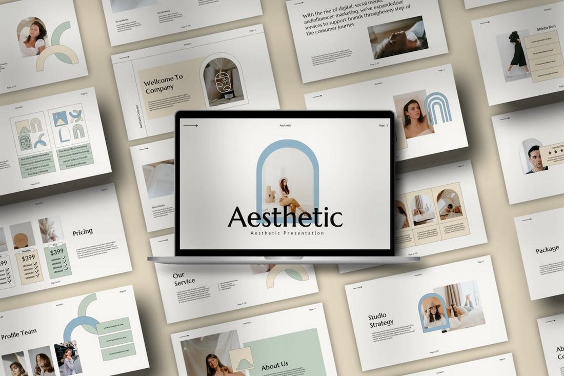 Elegant Aesthetic Google Slide Template