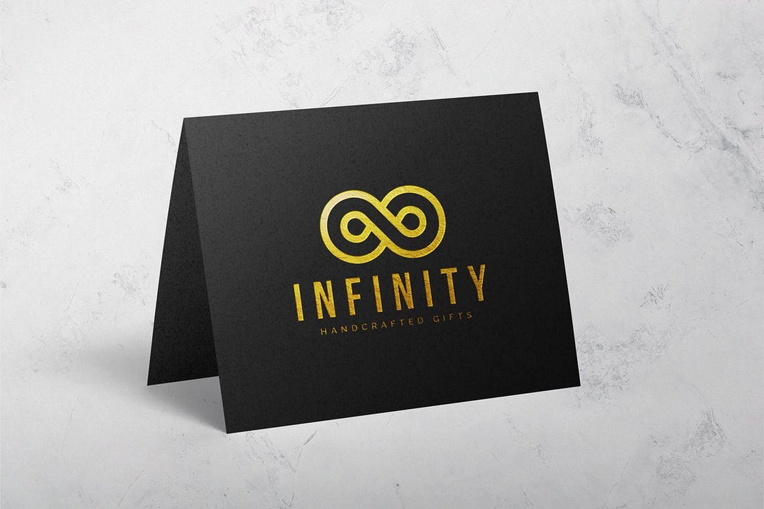 Free Fancy Art Card Embossed Logo Mockup PSD - Good Mockups