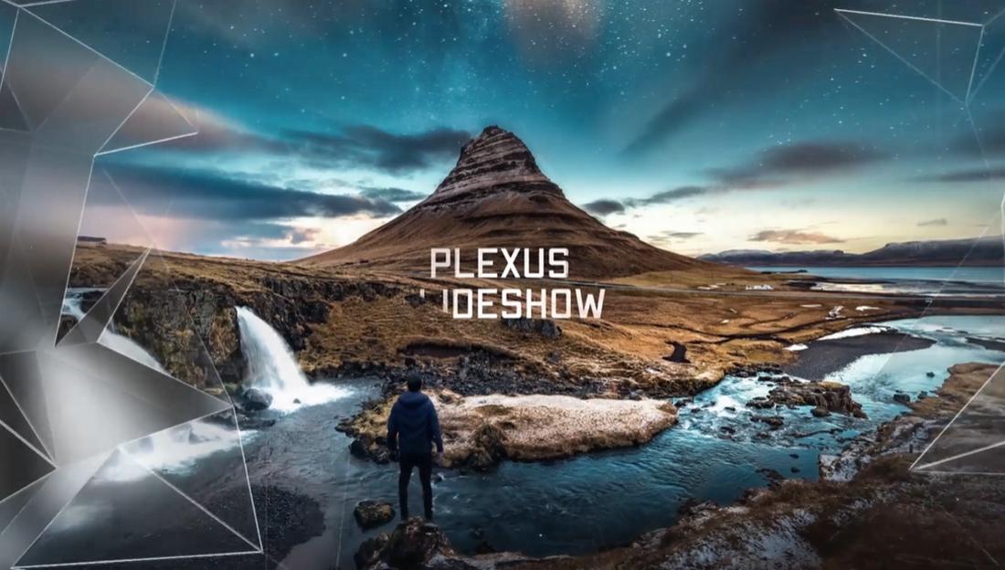 Elegant Plexus Slideshow for Davinci Resolve