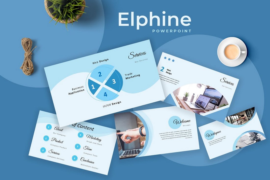 Elphine-Simple-PowerPoint-Template 20+ Simple PowerPoint Templates (With Clutter-Free Design) design tips 