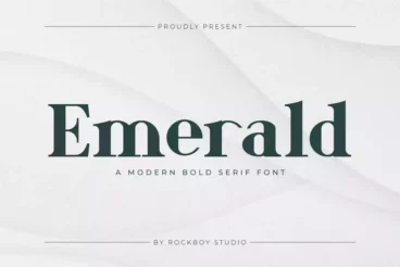 Emerald Serif Font