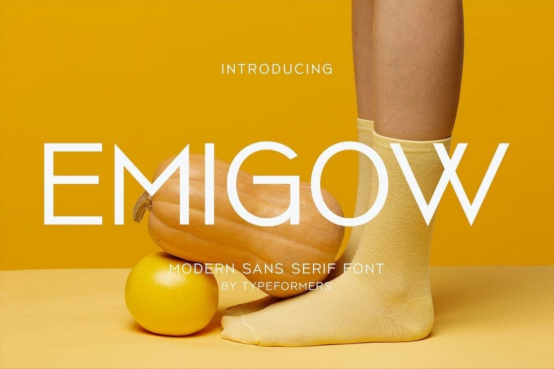 Emigow - Clean Sharp Sans Font