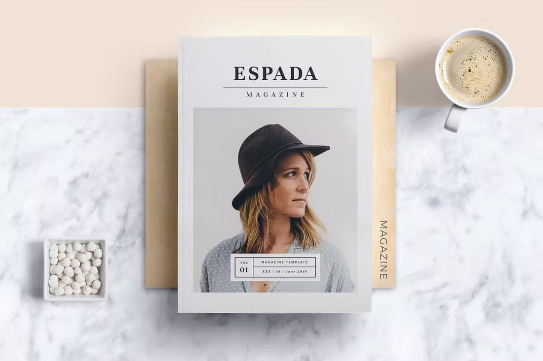Espada-Minimal-InDesign-Magazine-Template 20+ Best Magazine Templates With Modern + Creative Cover Layouts design tips