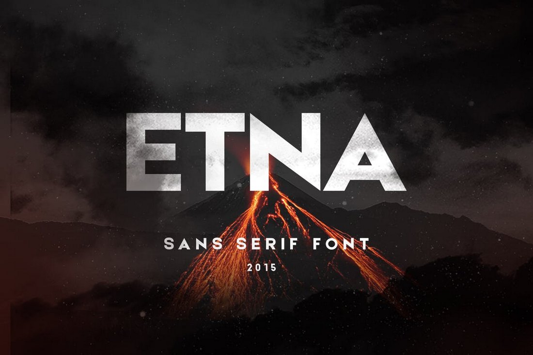 Etna - Sans Serif Title Font