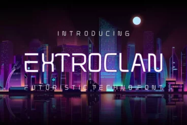 Extroclan Futuristic Techno Font