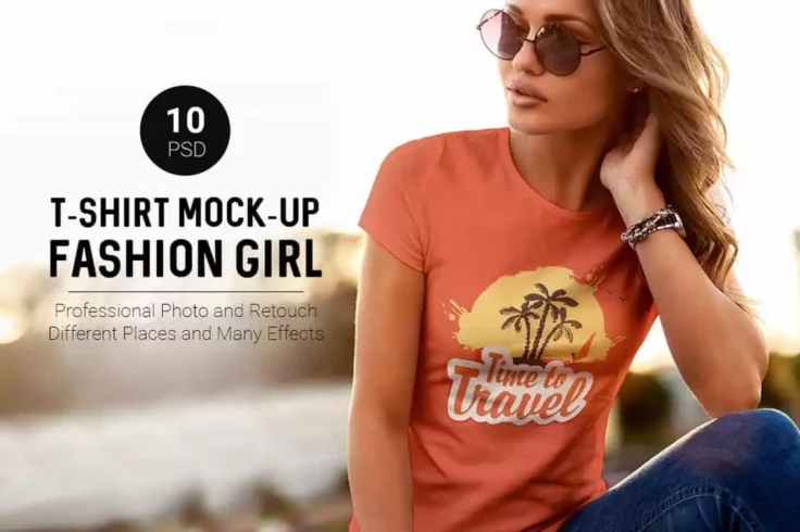 View Information about Fashion Girl T-Shirt Mockups
