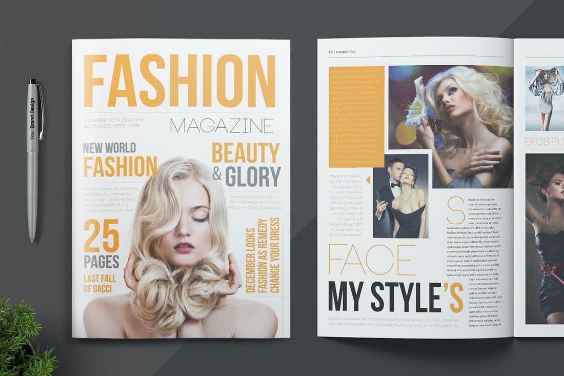 fashion magazine layout ideas