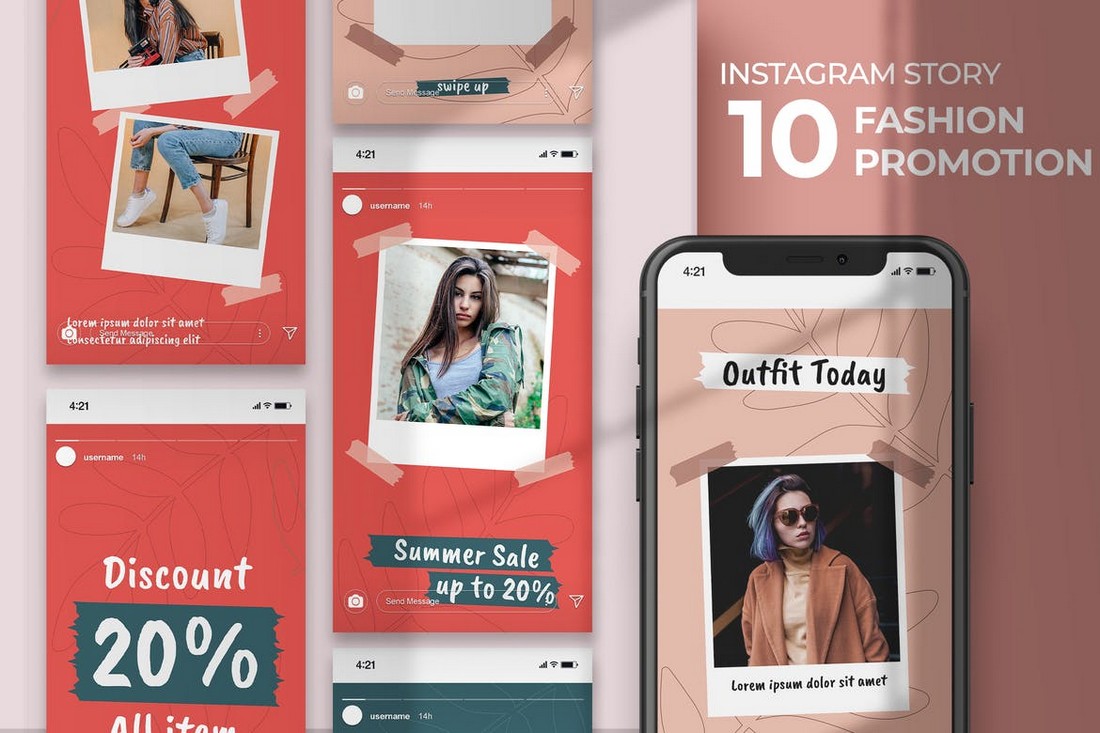 Instagram Giveaway Story Template