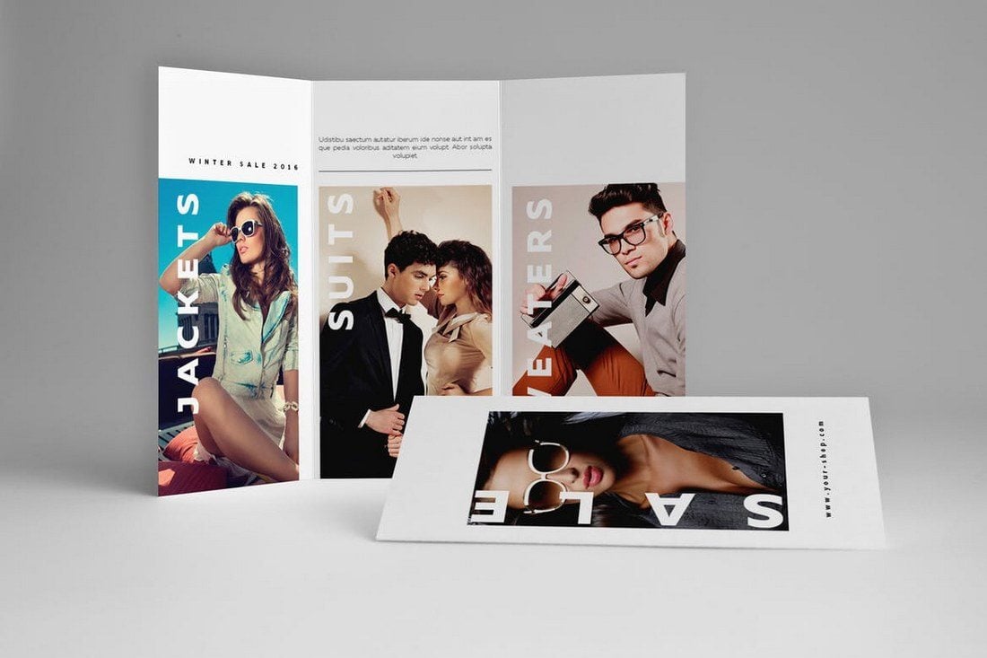 Fashion-Trifold-Brochure 20+ Best Tri-Fold Brochure Templates (Word & InDesign) design tips