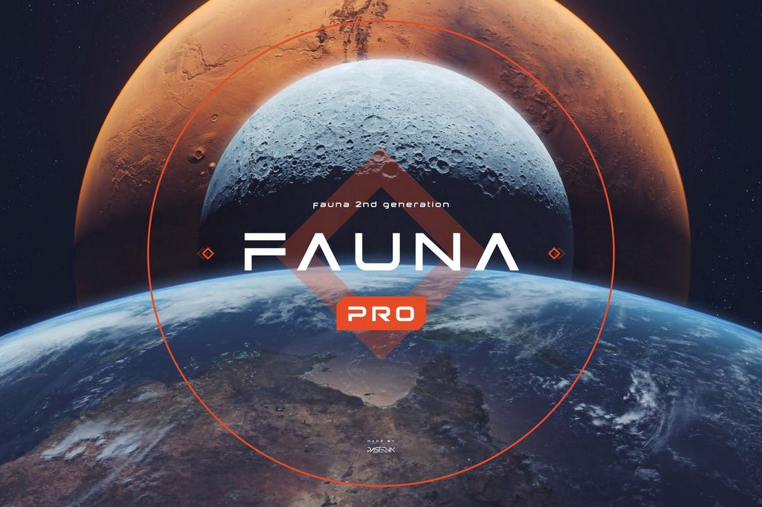 Fauna Pro - فونت علمی تخیلی بی نظیر آینده نگر