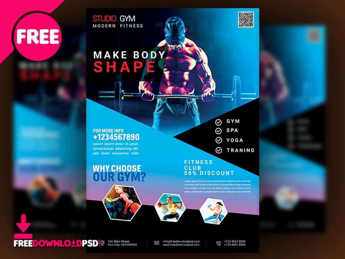 23+ Best Free Flyer Templates  Design Shack Throughout Templates For Flyers Free Downloads