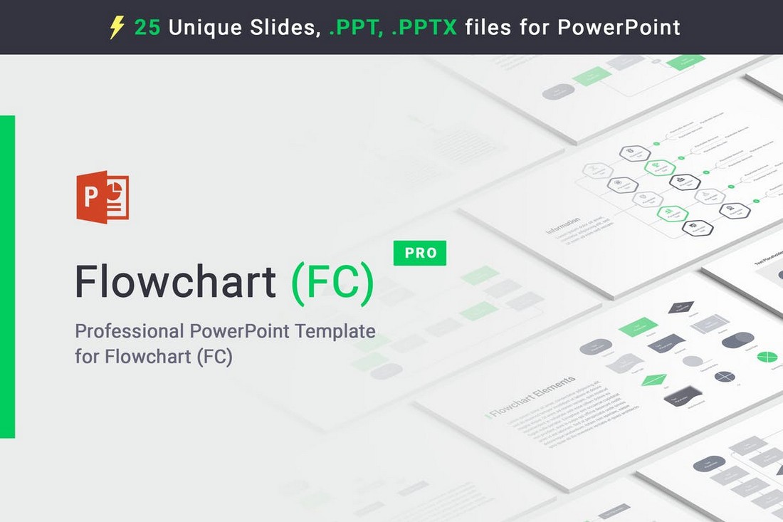 Flowchart Slides PowerPoint Template