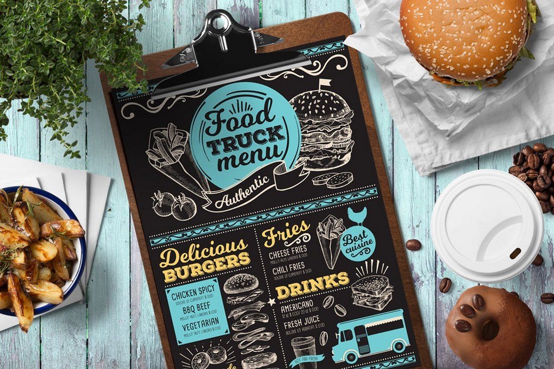 Food Truck Menu Template