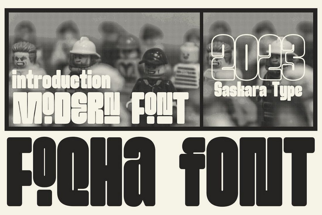 Foqha - Quirky Condensed Font
